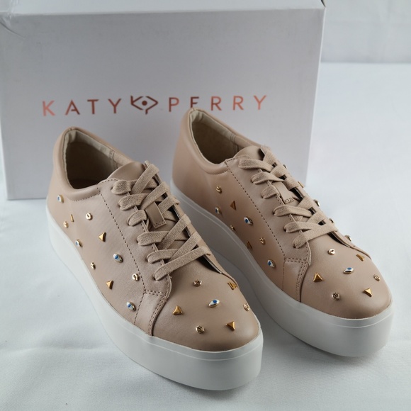 Katy Perry Collections Shoes - Katy Perry The Dylan Sneakers Sz 10 Nude
